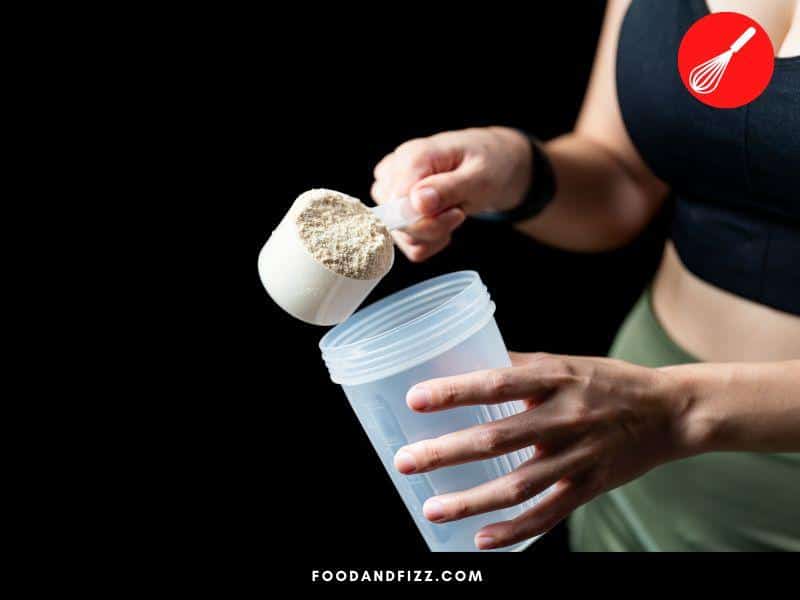 Protein is what helps repair the muscles after an intense workout.