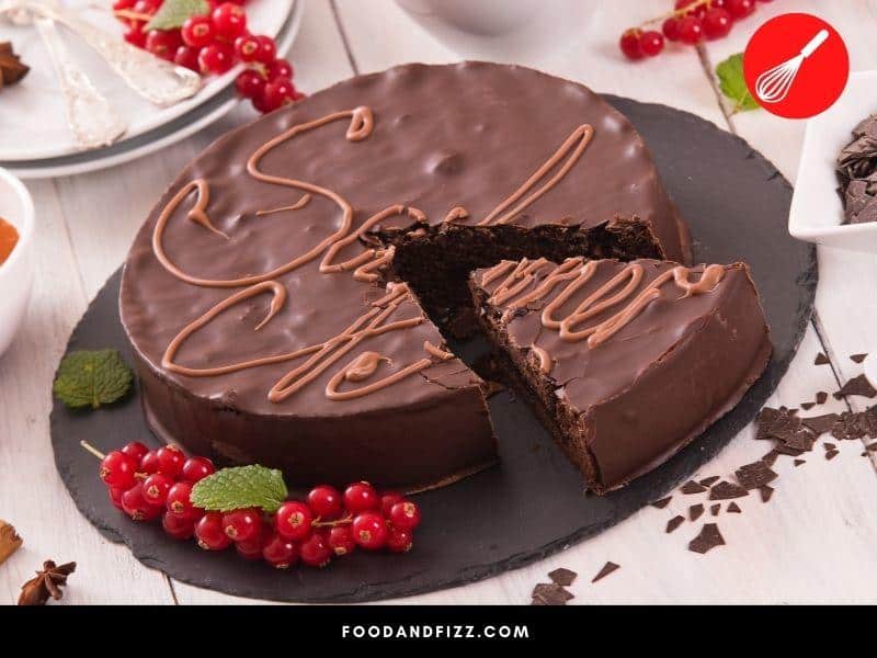 The Sachertorte is arguably the most famous chocolate cake in the world.