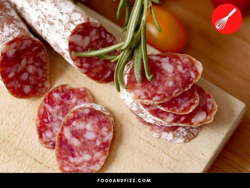 Salami can last a long time if properly frozen and stored.