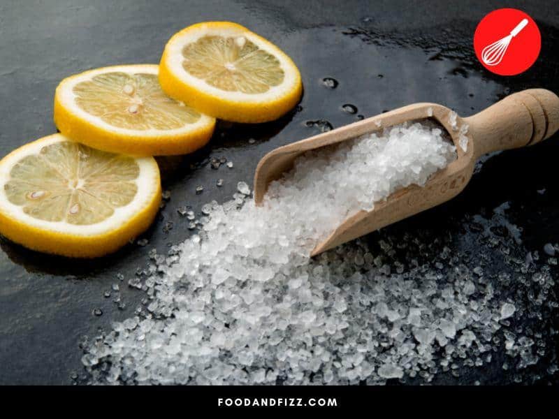 Salt and lemon juice can be used to scrub and clean your chopping board.