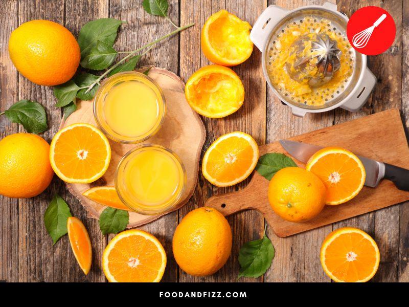Squeezing your own juice helps you to save money on orange juice.