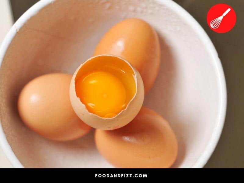 The more free air inside the egg, the bigger the chance it will scramble. 