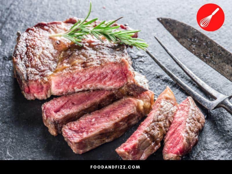 Too much consumption of red meat like beef or pork poses health risks.