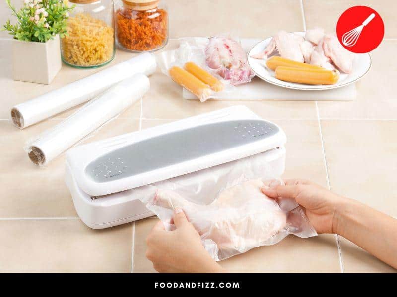 Vacuum sealing is an effective way to preserve meat.