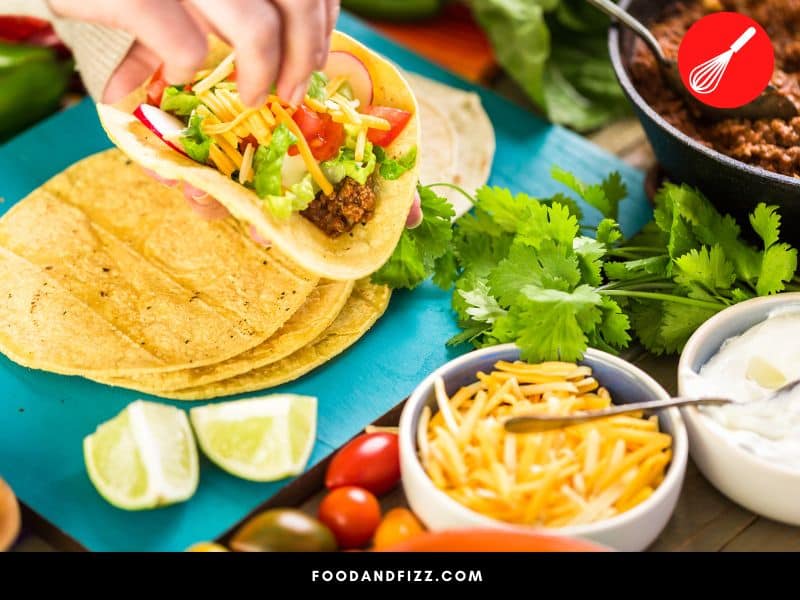 A taco station is a good way to take into account your guests' personal flavor preferences.