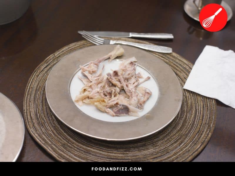 Chicken bones are safe to eat as long as you chew them thoroughly before swallowing.