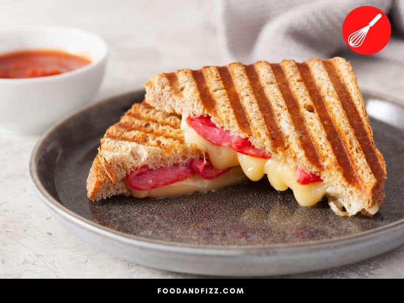 Grilled cheese and salami is just one of the ways that you can incorporate salami in dishes.