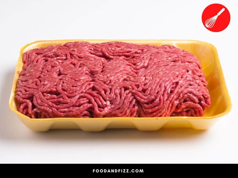 Ground beef will last 1-2 days in the fridge and up to 4 months in the freezer.