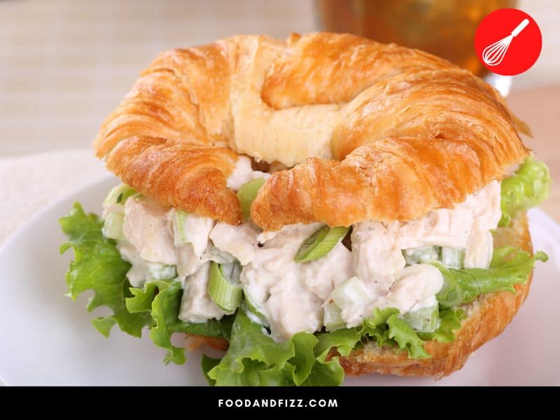 If your chicken salad has a foul smell, it means it has gone bad.