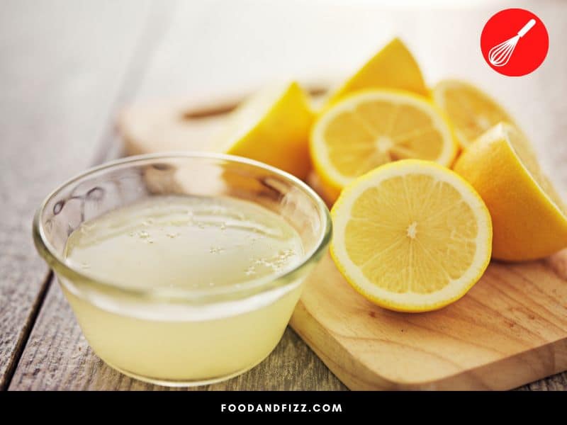 Lemon is an acid and will cause heavy cream to curdle.