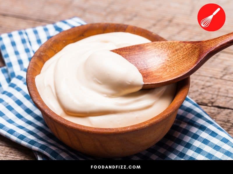 Sour cream has a high fat content like heavy cream, and works as a great substitute.