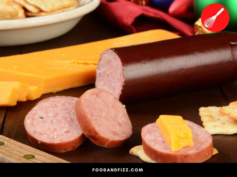 Summer sausages are convenient to store or take with you on your travels as they do not need refrigeration.