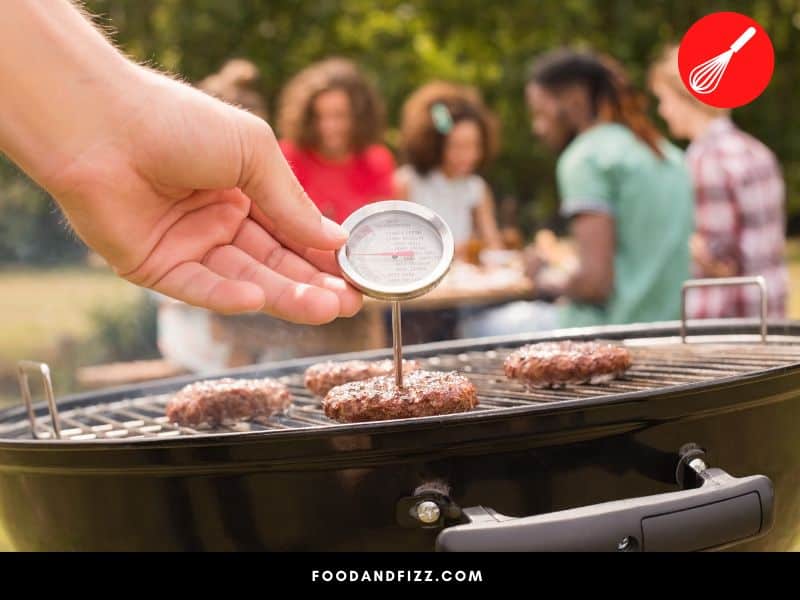 Using a meat thermometer is the most accurate way to check for doneness.