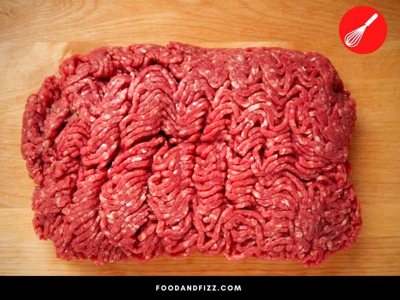 In general, the redder the ground beef, the longer time you have with it.