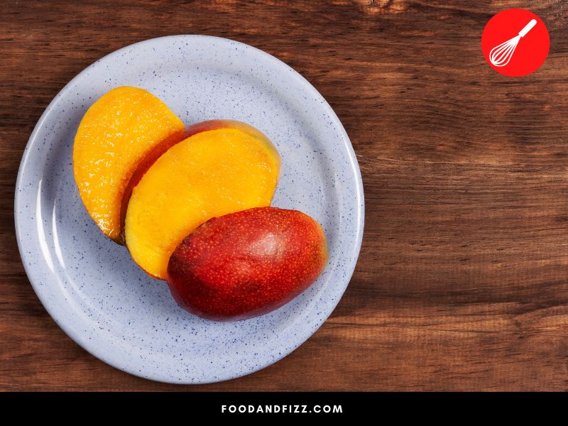 Mangoes are made up of the peel, flesh or pulp and the pit or seed kernel..