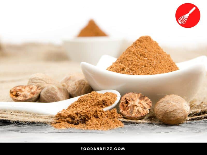 Nutmeg contains iron and phosphorus, and is common ingredient in jerk chicken.
