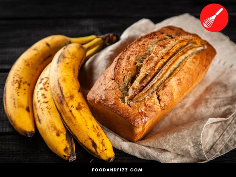 Overripe bananas make the best banana breads.