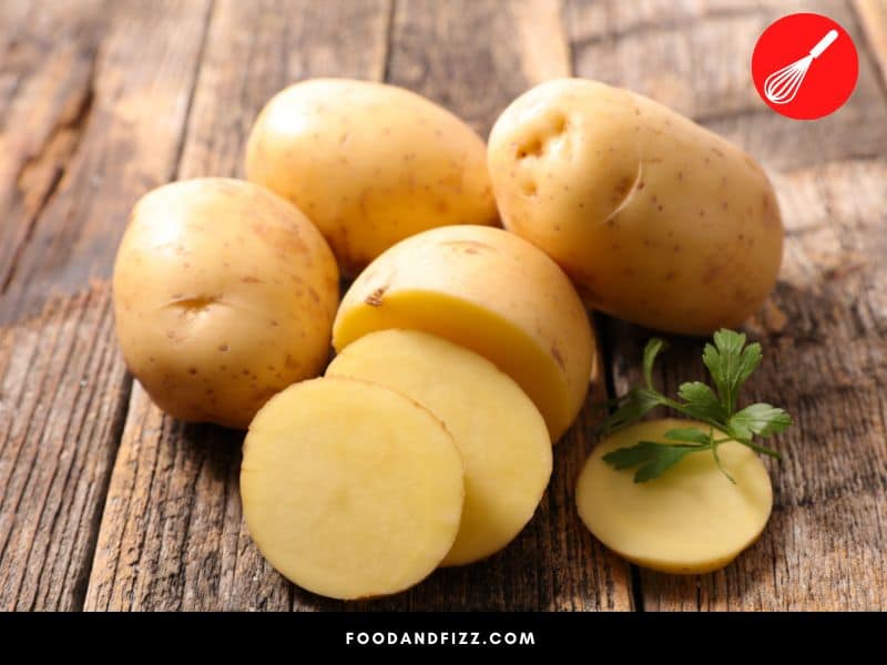 Raw potatoes may contain toxic compounds.