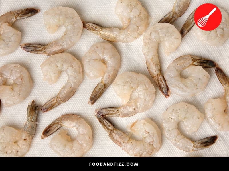 Shrimp in the U.S. is sold by number of shrimp per pound. The higher the number, the smaller the shrimp in the package.