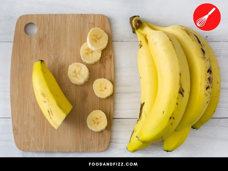 Sliced, cut, bruised or otherwise damaged bananas will turn brown quickly due to the action of an enzyme called polyphenol oxidase.