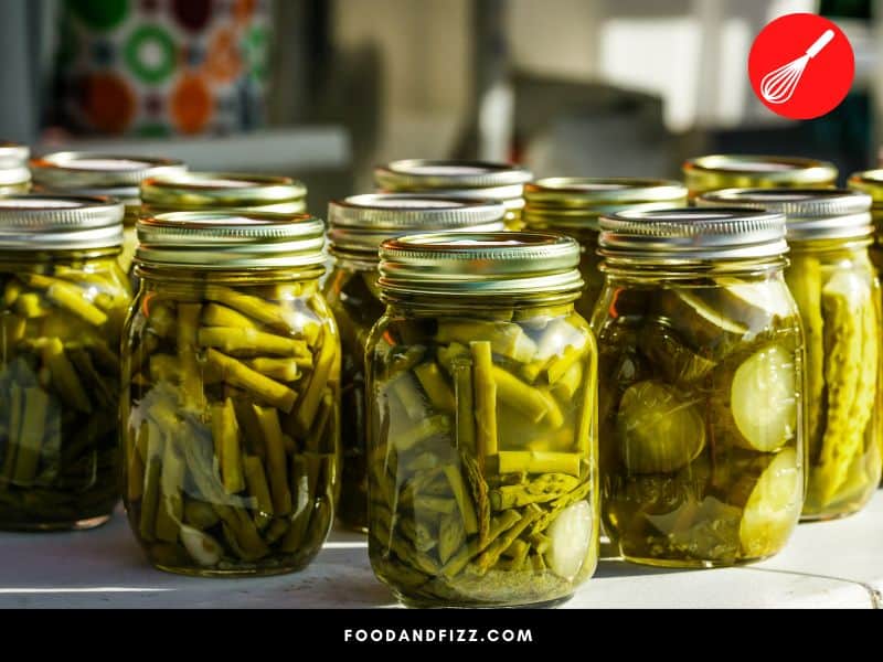 The only time that green beans can be processed using the water bath method is if they are properly preserved and pickled.