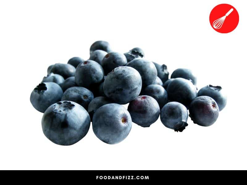The size of the blueberries can affect the measurement in cups.