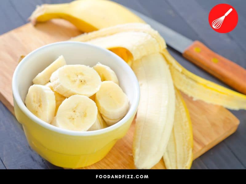 Bananas are a rich source of potassium, which helps proper functioning of our hearts and muscles.