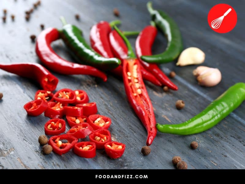 Capsaicin is what gives peppers their heat.