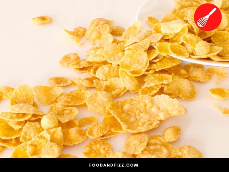 Cornflakes were originally made of wheat, and was invented at a health resort in 1894.