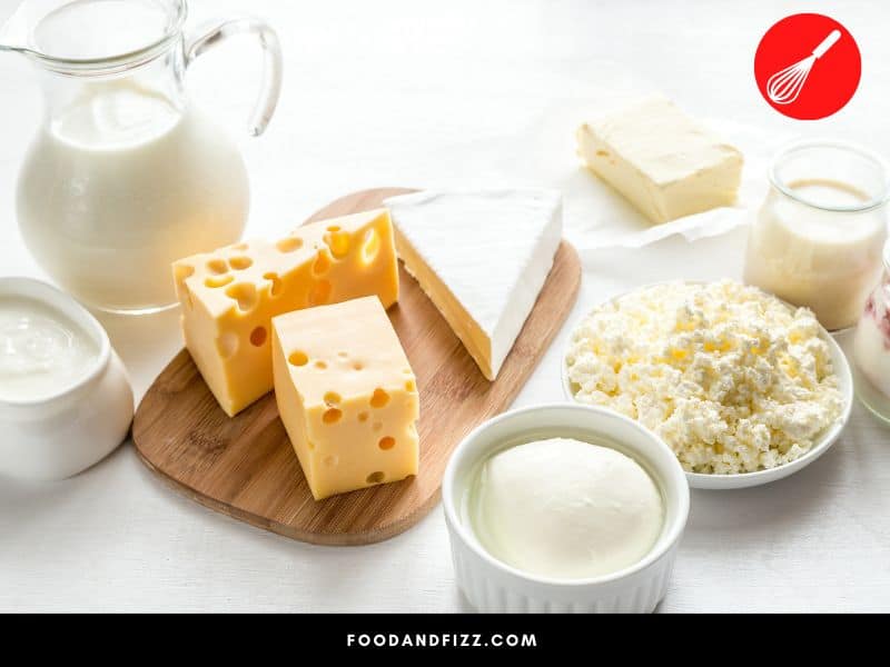 Dairy refers to milk and products made from milk.