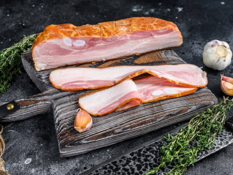 Due to its high fat content, pork belly needs a long and slow cooking time to properly render the fat and allow it to melt into the meat.