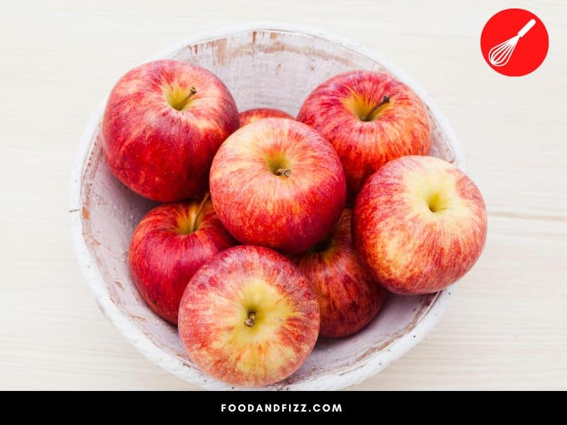 Gala apples are one of the most popular apple varieties.