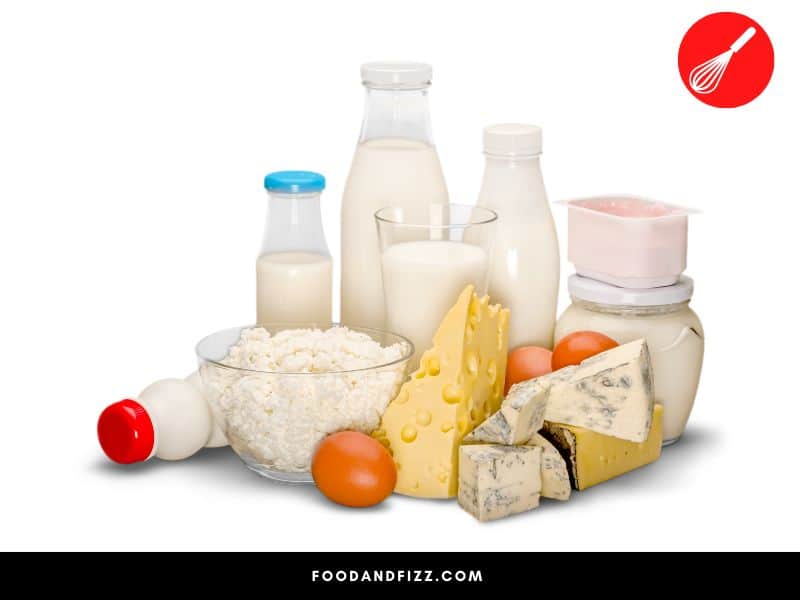 Milk and dairy products are considered Time-Temperature Control Foods.