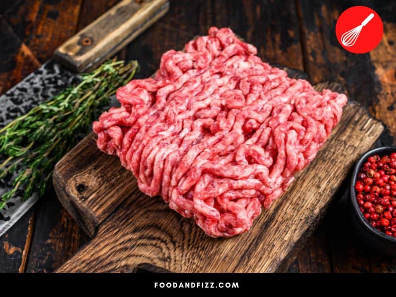 Raw ground beef must be used within 2 days when stored in the fridge.