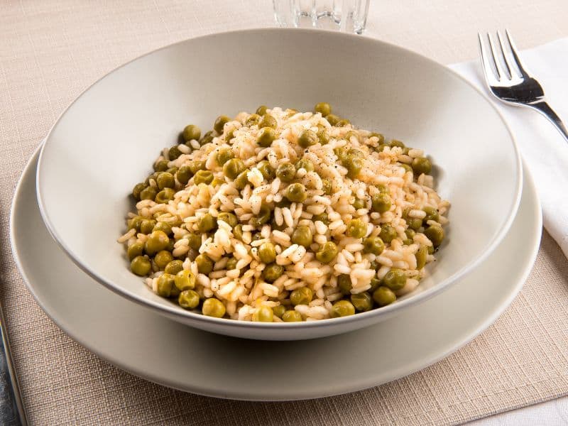 Risi e Bisi was traditionally prepared for the Doge of Venice to celebrate springtime and the feast of San Marco.