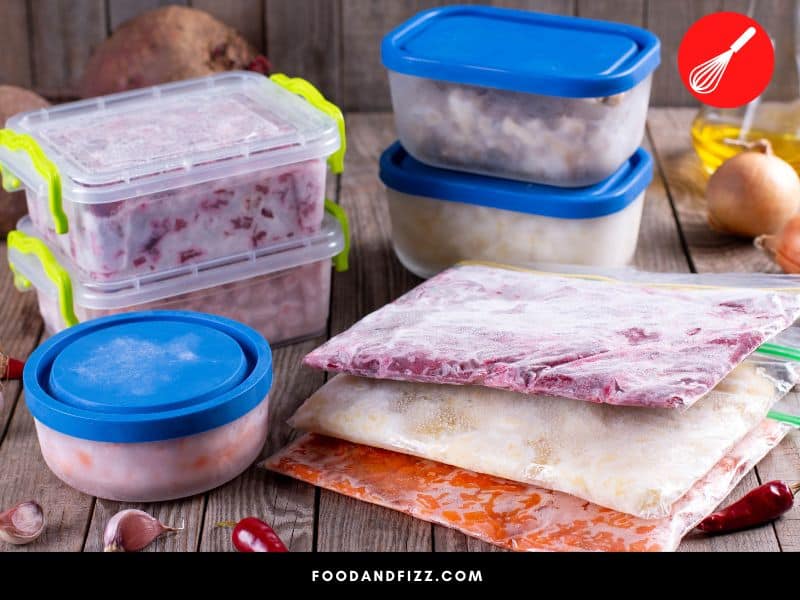 Stored properly, food will remain safe indefinitely in the freezer but will deteriorate in quality over time.