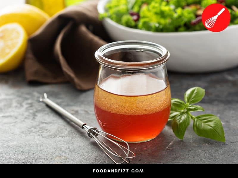 Vinaigrettes are basically a mixture of oil, vinegar or acid and herbs and spices.