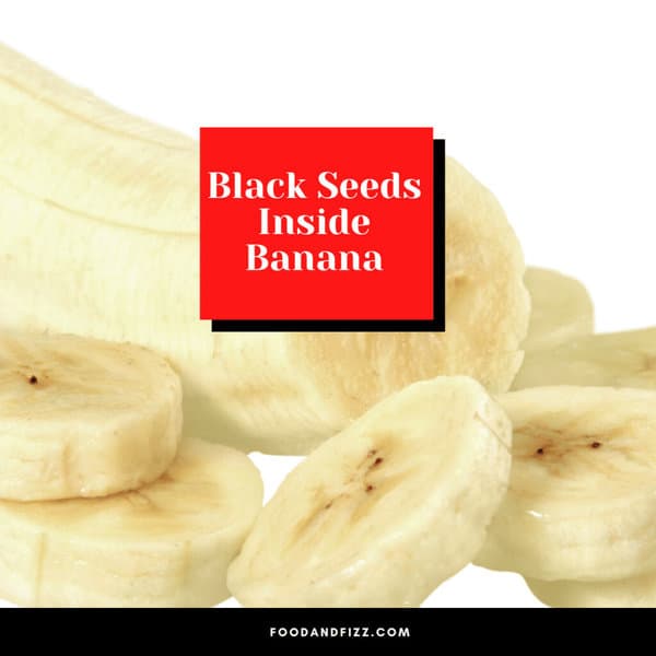 Black Seeds Inside Banana