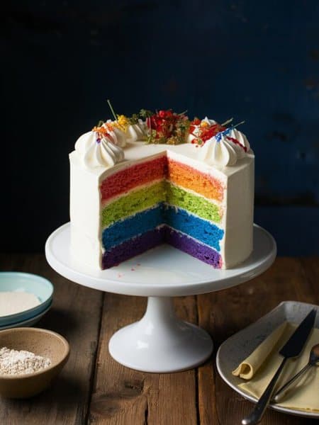 The Ultimate Rainbow Cake Recipe to Brighten Any Occasion